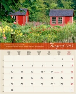 Bildkalender »Landleben«, 245x345 mm, August