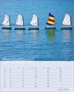 Bildkalender »Formationen«, 245x345 mm, Juli