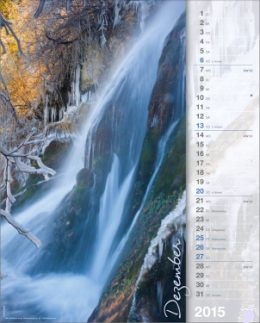 Bildkalender »Lebendiges Wasser«, 245x345 mm, Dezember