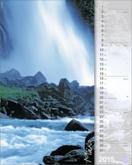 Bildkalender »Lebendiges Wasser«, 245x345 mm, März