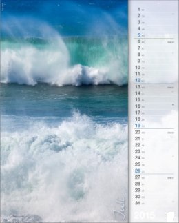 Bildkalender »Lebendiges Wasser«, 245x345 mm, Juli
