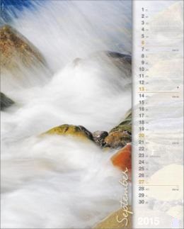 Bildkalender »Lebendiges Wasser«, 245x345 mm, September