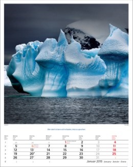 Bildkalender »Elemente«, 310x440 mm, Januar