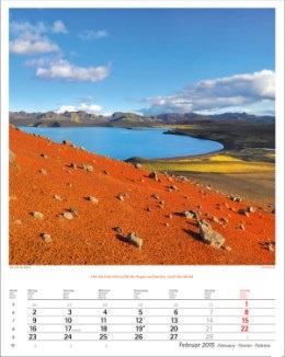 Bildkalender »Elemente«, 310x440 mm, Februar