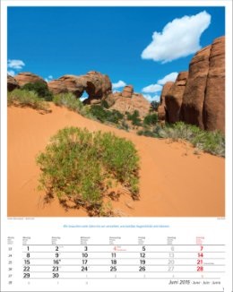 Bildkalender »Elemente«, 310x440 mm, Juni