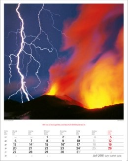 Bildkalender »Elemente«, 310x440 mm, Juli