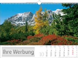 Bildkalender »Sonnentage Alpen«, 440x310 mm, Oktober