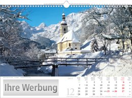 Bildkalender »Sonnentage Alpen«, 440x310 mm, Dezember