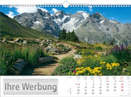 Bildkalender »Sonnentage Alpen«, 440x310 mm, April