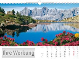 Bildkalender »Sonnentage Alpen«, 440x310 mm, Juli