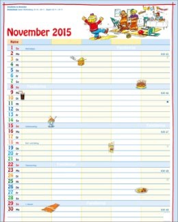 Bildkalender »Unser Familieplaner«, 245x345 mm, November