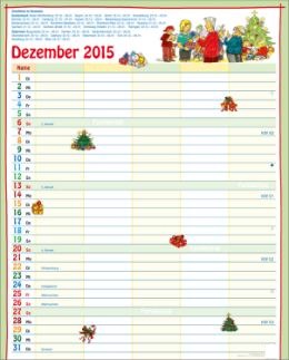 Bildkalender »Unser Familieplaner«, 245x345 mm, Dezember