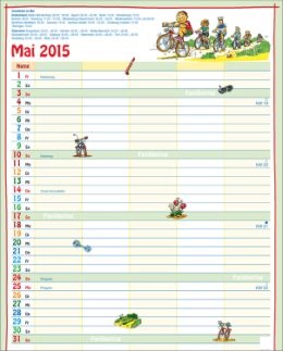 Bildkalender »Unser Familieplaner«, 245x345 mm, Mai