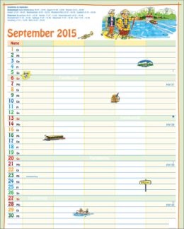 Bildkalender »Unser Familieplaner«, 245x345 mm, September