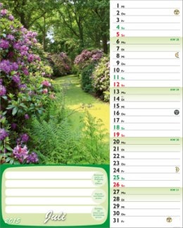 Bildkalender »Günthers grüner Gartenplaner«, 245x345 mm, Juli