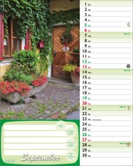 Bildkalender »Günthers grüner Gartenplaner«, 245x345 mm, September
