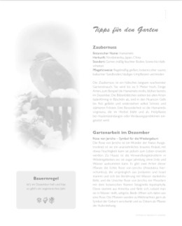 Bildkalender &raquo;G&uuml;nthers gr&uuml;ner Gartenplaner&laquo;, 245x345 mm, R&uuml;ckseitenbeispiel