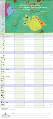 Bildkalender »Herzensbilder«, 210x525 mm, November