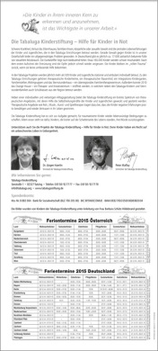 Bildkalender »Herzensbilder«, 210x525 mm, Tabaluga-Schirmherren