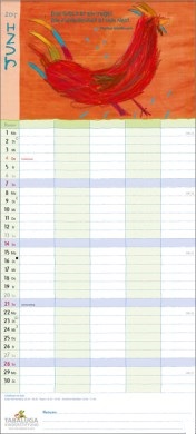 Bildkalender »Herzensbilder«, 210x525 mm, Juni