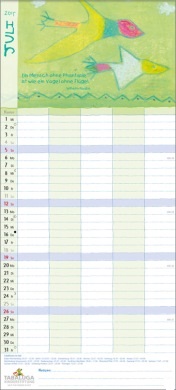 Bildkalender »Herzensbilder«, 210x525 mm, Juli