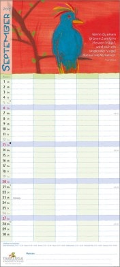 Bildkalender »Herzensbilder«, 210x525 mm, September