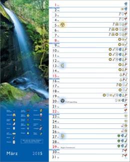 Bildkalender &raquo;Mondkalendere&laquo;, 245x345 mm, M&auml;rz