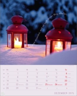 Bildkalender &raquo;Stille Momente&laquo;, 245x345 mm, Dezember