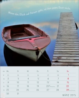 Bildkalender &raquo;Stille Momente&laquo;, 245x345 mm, M&auml;rz