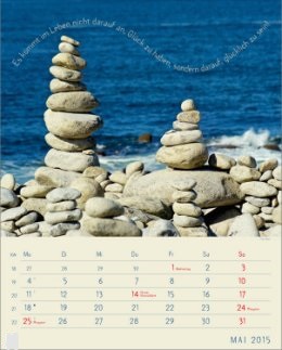 Bildkalender &raquo;Stille Momente&laquo;, 245x345 mm, Mai