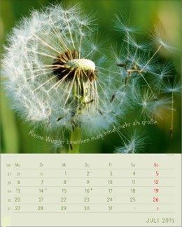 Bildkalender &raquo;Stille Momente&laquo;, 245x345 mm, Juli
