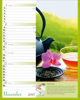 Bildkalender »Tee und Gewürze«, 245x345 mm, November