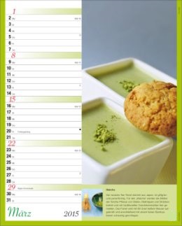 Bildkalender »Tee und Gewürzedere«, 245x345 mm, März