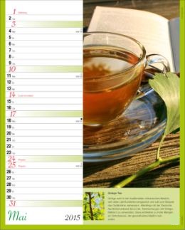 Bildkalender »Tee und Gewürze«, 245x345 mm, Mai