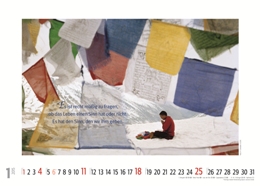 Bildkalender »Goldene Worte«, 420x345 mm, Januar