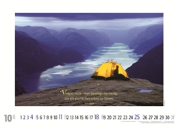 Bildkalender »Goldene Worte«, 420x345 mm, Oktober