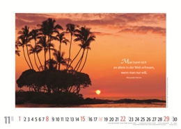 Bildkalender »Goldene Worte«, 420x345 mm, November