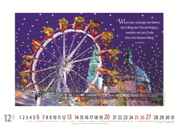 Bildkalender »Goldene Worte«, 420x345 mm, Dezember