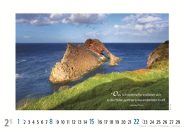Bildkalender »Goldene Worte«, 420x345 mm, Februar