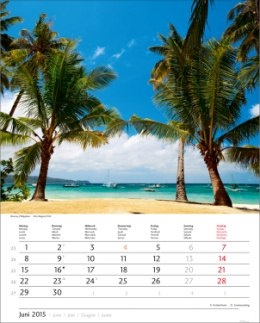 Bildkalender »Traumreise«, 245x345 mm, Juni