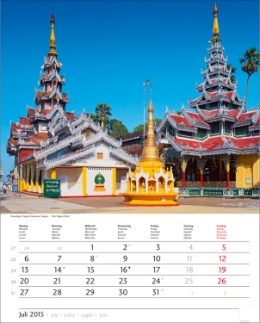 Bildkalender »Traumreise«, 245x345 mm, Juli