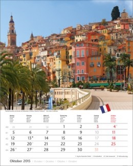 Bildkalender »Europa«, 245x345 mm, Oktober