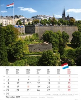 Bildkalender »Europa«, 245x345 mm, November