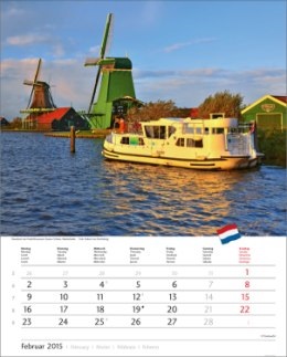 Bildkalender »Europa«, 245x345 mm, Februar