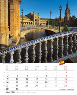 Bildkalender »Europa«, 245x345 mm, März