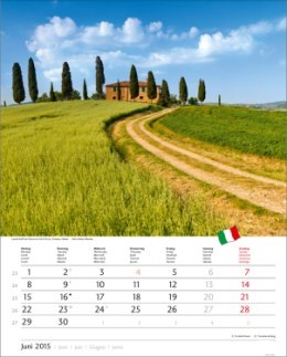 Bildkalender »Europa«, 245x345 mm, Juni