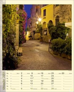 Bildkalender »Zauber des Südens«, 245x345 mm, November