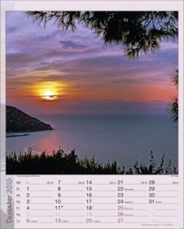 Bildkalender »Zauber des Südens«, 245x345 mm, Dezember
