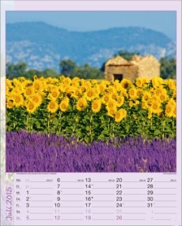Bildkalender »Zauber des Südens«, 245x345 mm, Juli