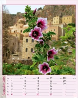 Bildkalender »Zauber des Südens«, 245x345 mm, September